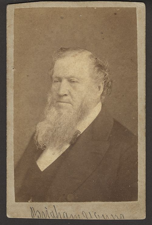 Brigham Young Photograph, by C.R. Savage